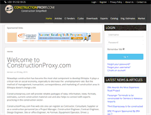 Tablet Screenshot of constructionproxy.com